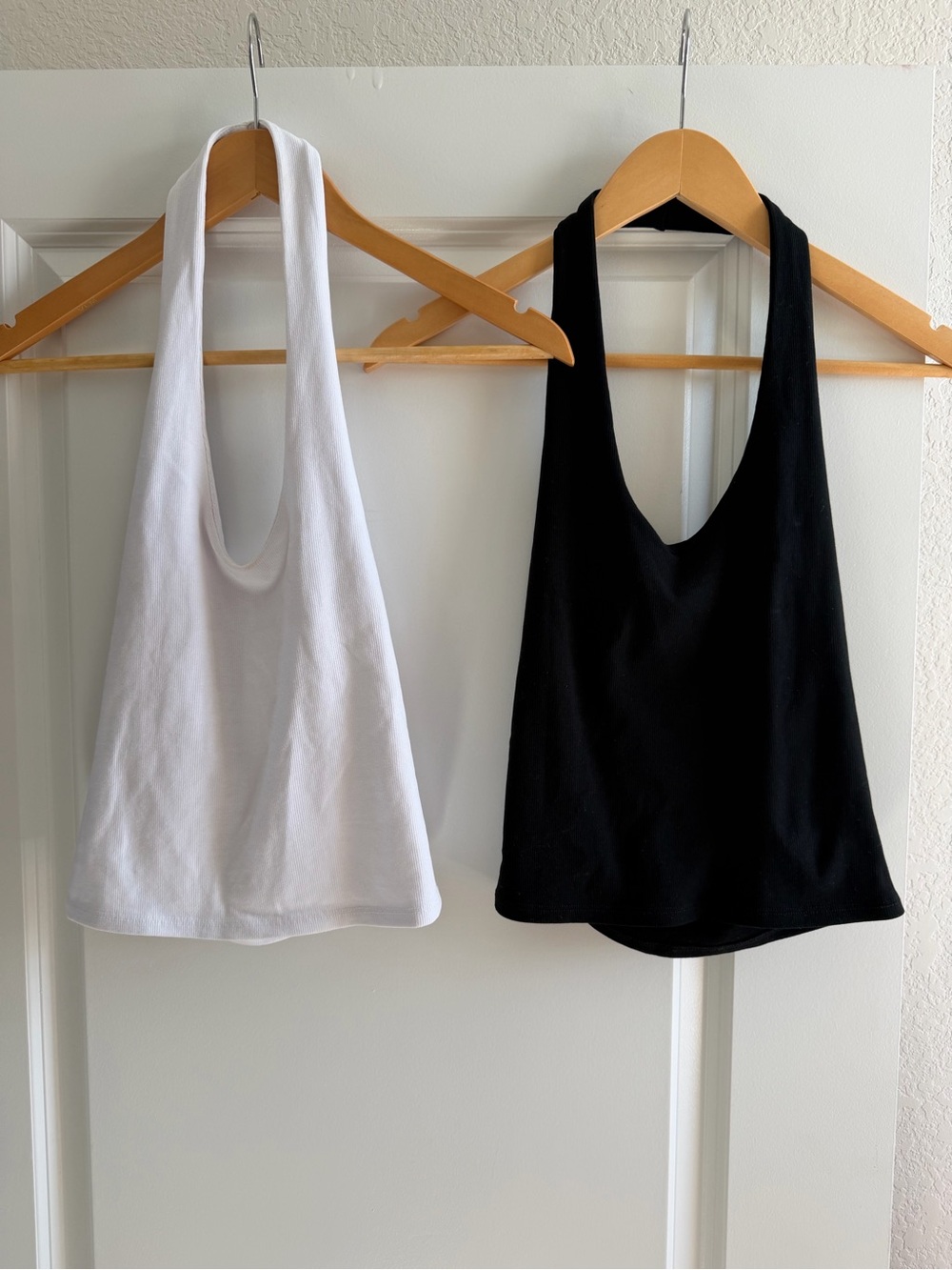 Zara Ribbed Halter Tops